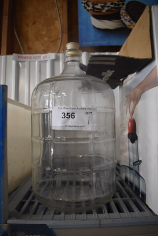 Clear Plastic Jug With Topper