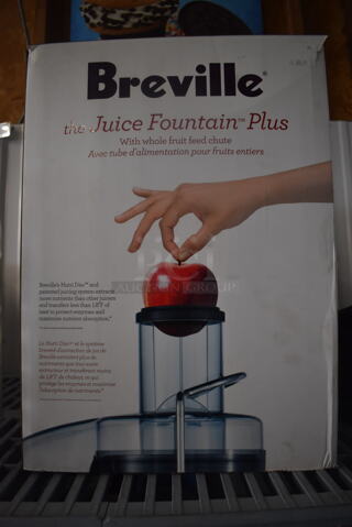 Breville Juice Fountain Juicer With Original Box