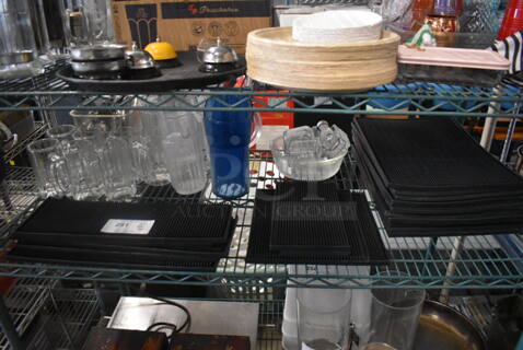 ALL ONE MONEY! Lot of Black Drainage Mats.