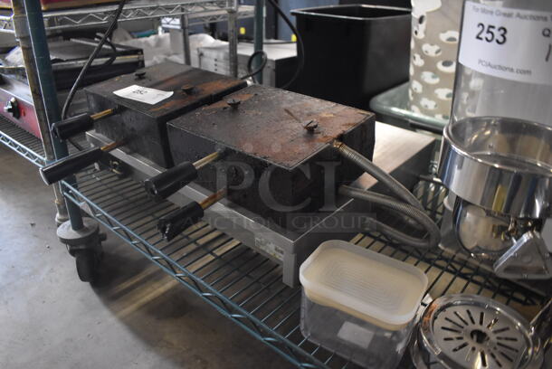 Krampouz Intertek Commerical Electric Cast Iron Waffle Maker 240V,1 Phase.   - Image 3 of 6