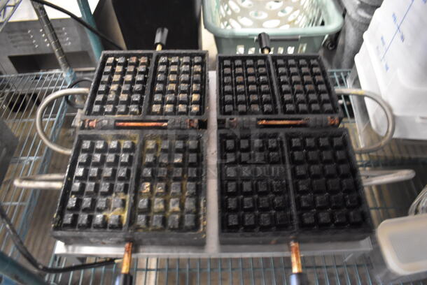 Krampouz Intertek Commerical Electric Cast Iron Waffle Maker 240V,1 Phase.   - Image 4 of 6