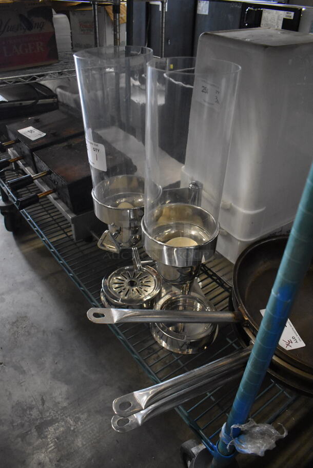 Dry Product Dispensers on Stainless Steel Stand.  - Image 3 of 5