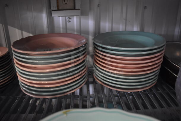 24 Homer Laughlin Pastel Multi Colored Salad Bowls. 24 Times Your Bid! - Image 1 of 3
