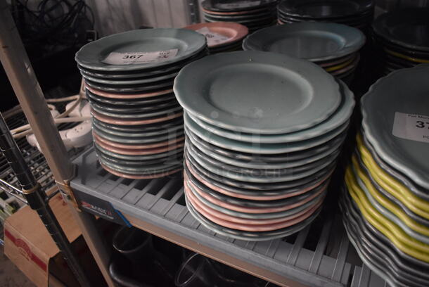 37 Multi Colored Homer Laughlin Pastel Plates. 37 Times Your Bid! - Image 2 of 2