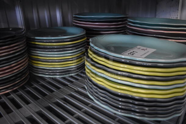 30 Multi Colored Homer Laughlin Pastel Plates. 30 Times Your Bid! - Image 2 of 2