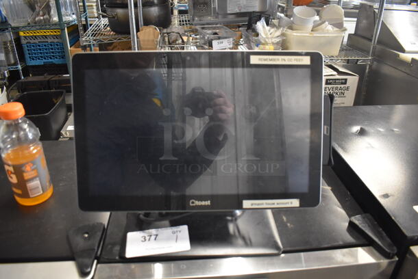 Toast POS Monitor with Side Credit Card Swiper - Image 1 of 4