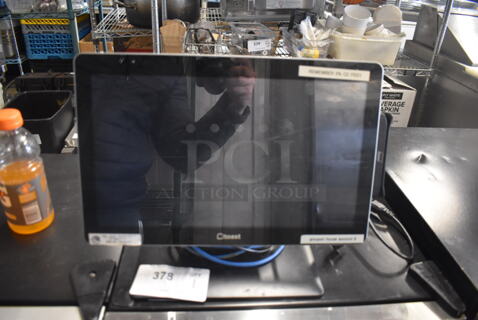 Toast POS Monitor with Side Credit Card Swiper