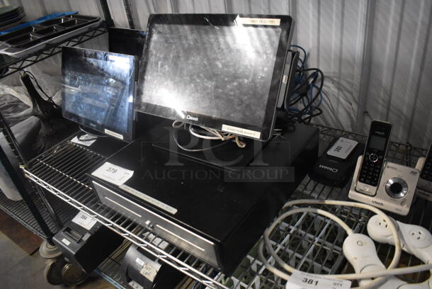 Toast POS Monitor with Side Credit Card Swiper and Cash Register - Image 3 of 3