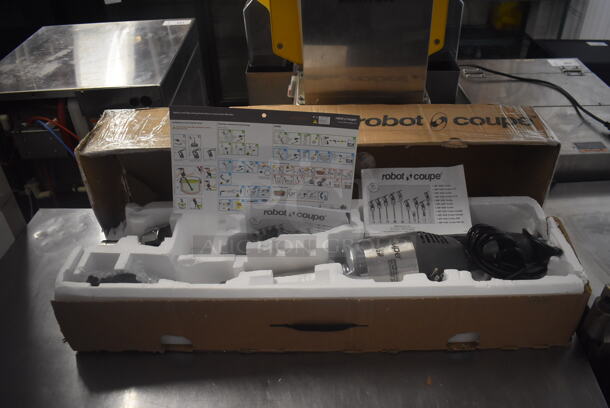 BRAND NEW SCRATCH AND DENT! Robot Coupe MP 350 Turbo Hand Held Mixer With Shaft Attachment. 115 Volt 1 Phase. Tested and Working! - Image 1 of 7