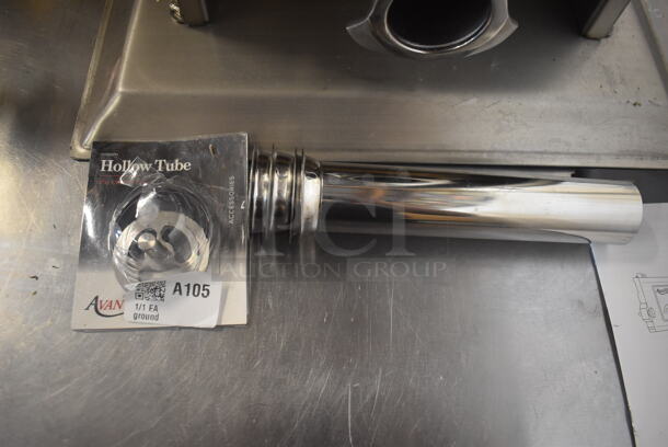 LIKE NEW! USED A FEW TIMES! Avantco CS-20V 20 lb. Stainless Steel Vertical Manual Churro Stuffer - Image 6 of 7