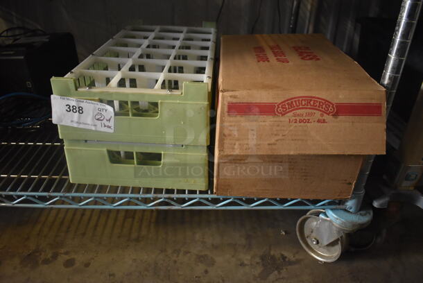 ALL ONE MONEY! 2 Dishwasher Caddies and Box of Black Wire - Image 1 of 3