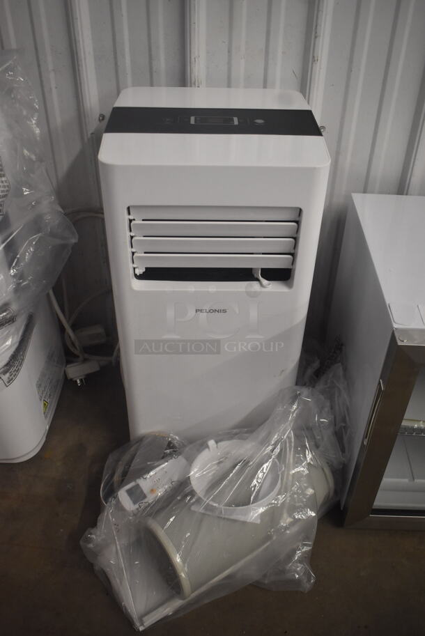 BRAND NEW SCRATCH AND DENT! Pelonis 8,000 BTU 8K Portable Air Conditioner, Dehumidifier & Fan PAP08R1BWT. 115 Volts, 1 Phase. Tested and Working!