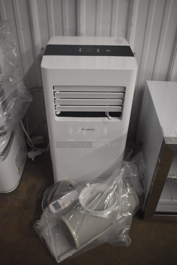 BRAND NEW SCRATCH AND DENT! Pelonis 8,000 BTU 8K Portable Air Conditioner, Dehumidifier & Fan PAP08R1BWT. 115 Volts, 1 Phase. Tested and Working! - Image 1 of 4