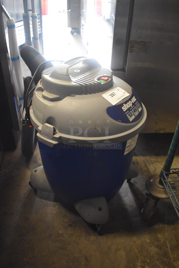 12 Gallon Wet/Dry Shop Vac 115 Volts 1 Phase Tested and Working!