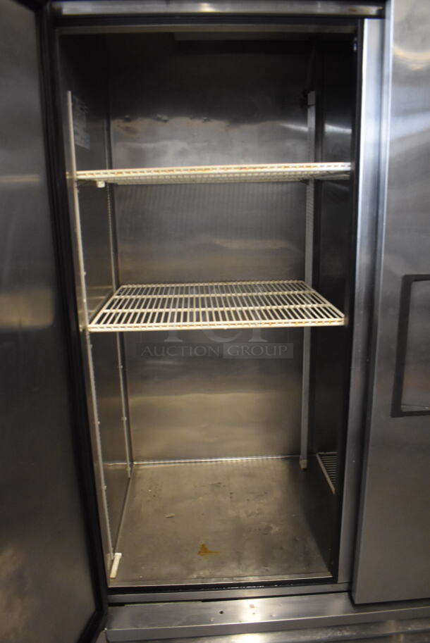 2012 True TS-49 2 Door Commercial Stainless Steel Cooler With Polycoated Racks on Casters. 115 Volts, 1 Phase Tested and Working! - Image 3 of 5