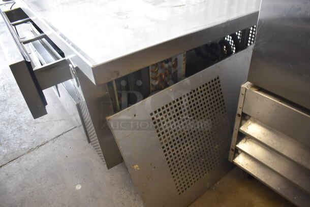 2013 True TRCB-52-60 2 Door Commercial Stainless Steel Refrigerated Chef Base on Casters. 115 Volts Tested and Powers On But Does Not Get Cold - Image 3 of 8