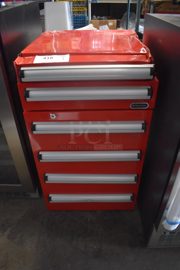 BRAND NEW SCRATCH AND DENT! Whynter TBR-185SR Portable Refrigerated Tool Box With 2 Drawers and Lock. 115 Volt 1 Phase. Tested and Working! - Image 1 of 6