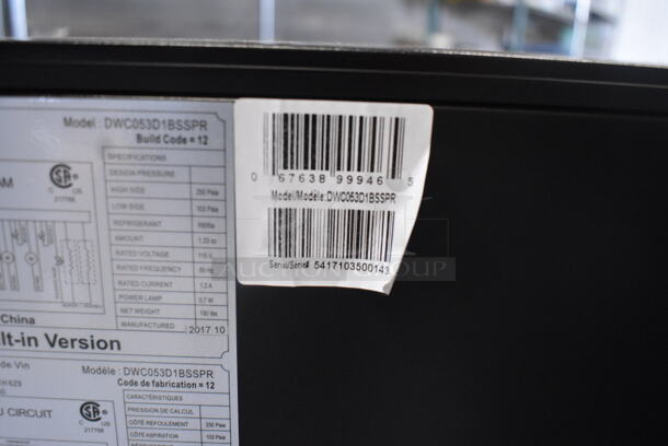 BRAND NEW SCRATCH AND DENT! Danby DWC053D1BSSPR Commercial Stainless Steel Wine Cooler. 115 Volts. Tested and Working! - Image 4 of 5
