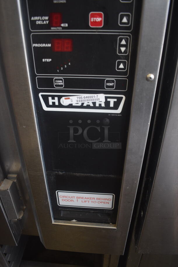 Hobart OV300E HO300E Electric Powered Rotating Rack Oven on Double Pan Rack on Commercial Casters. 208/240/480/3 Phase - Image 4 of 12