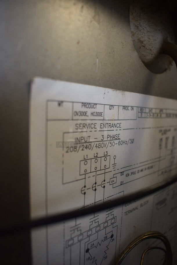 Hobart OV300E HO300E Electric Powered Rotating Rack Oven on Double Pan Rack on Commercial Casters. 208/240/480/3 Phase - Image 10 of 12