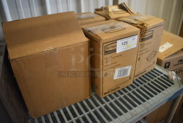 ALL ONE MONEY! Lot of 4 NEW Boxes of 6 Rubbermaid 1/6x4 Plastic Drop In Bins and NEW Case of Hand Soap - Image 2 of 5