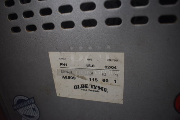 Olde Tyme Countertop Nut Grinder PN1. 115 Volt 1 Phase. Tested and Working! - Image 5 of 6