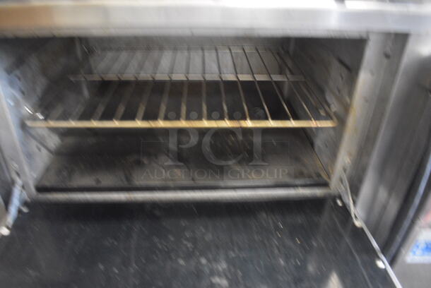 Vulcan 6 Burner Natural Gas Range on Commercial Casters w/ Salamander Shelf - Image 4 of 6