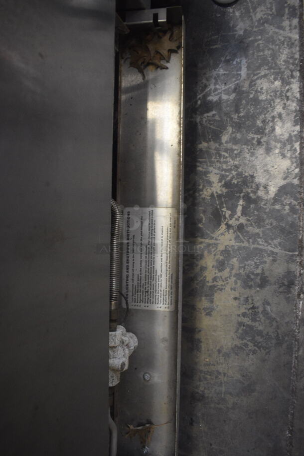 Vulcan 6 Burner Natural Gas Range on Commercial Casters w/ Salamander Shelf - Image 5 of 6