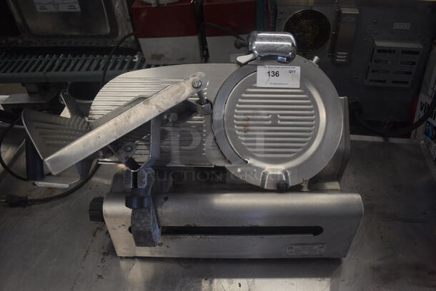 Globe 3600 Countertop Stainless Steel Meat Slicer. 115 Volt. Tested and Does Not Power On - Image 1 of 5