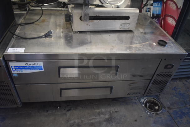 Turbo Air TCBE-52SDR 2 Drawer Refrigerated Chef Base Cooler. 115 Volts. Tested and Working! - Image 1 of 6