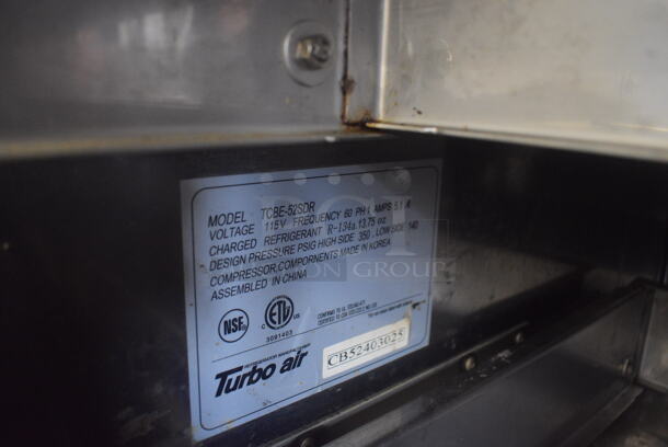 Turbo Air TCBE-52SDR 2 Drawer Refrigerated Chef Base Cooler. 115 Volts. Tested and Working! - Image 6 of 6