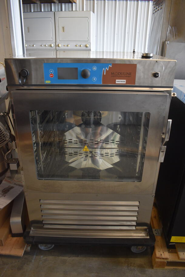 BRAND NEW! 2014 Moduline FR061E Steam Oven on Commercial Casters. 208 Volt 3 Phase. Tested and Working! - Image 1 of 9