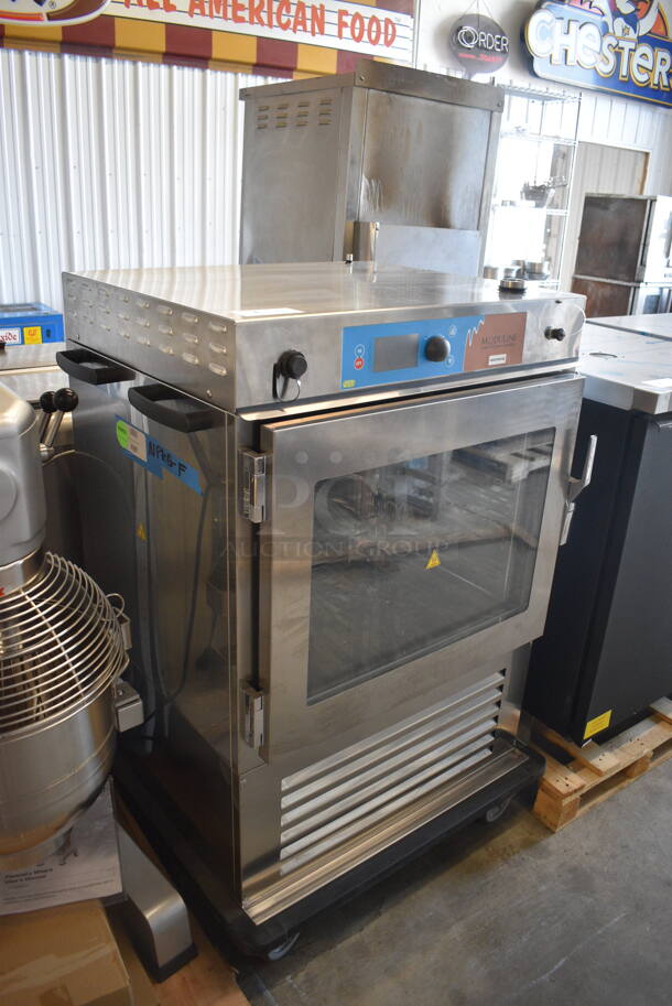 BRAND NEW! 2014 Moduline FR061E Steam Oven on Commercial Casters. 208 Volt 3 Phase. Tested and Working! - Image 2 of 9