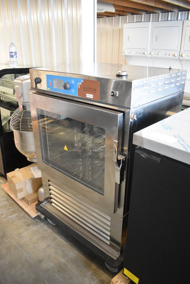 BRAND NEW! 2014 Moduline FR061E Steam Oven on Commercial Casters. 208 Volt 3 Phase. Tested and Working! - Image 3 of 9