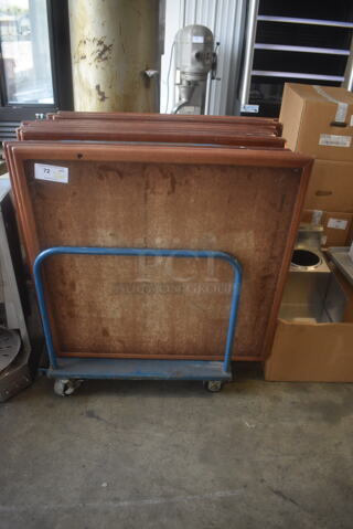 ALL ONE MONEY! Metal Cart w/ 13 Table Tops