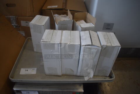 ALL ONE MONEY! 7 NEW Soap Dispensers and 3 Full Size Trays