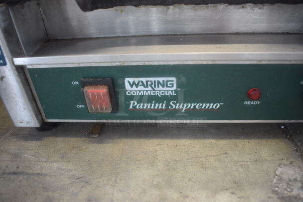 Waring Grooved Plate Panini Supremo WPG250 120 Volts. Tested and Working! - Image 5 of 7