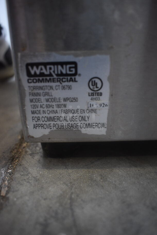 Waring Grooved Plate Panini Supremo WPG250 120 Volts. Tested and Working! - Image 6 of 7