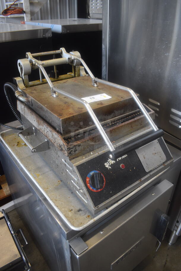 Star Pro Max Panini Machine CG148 on Full Size Tray. 120 Volts. Tested and Working! - Image 2 of 7