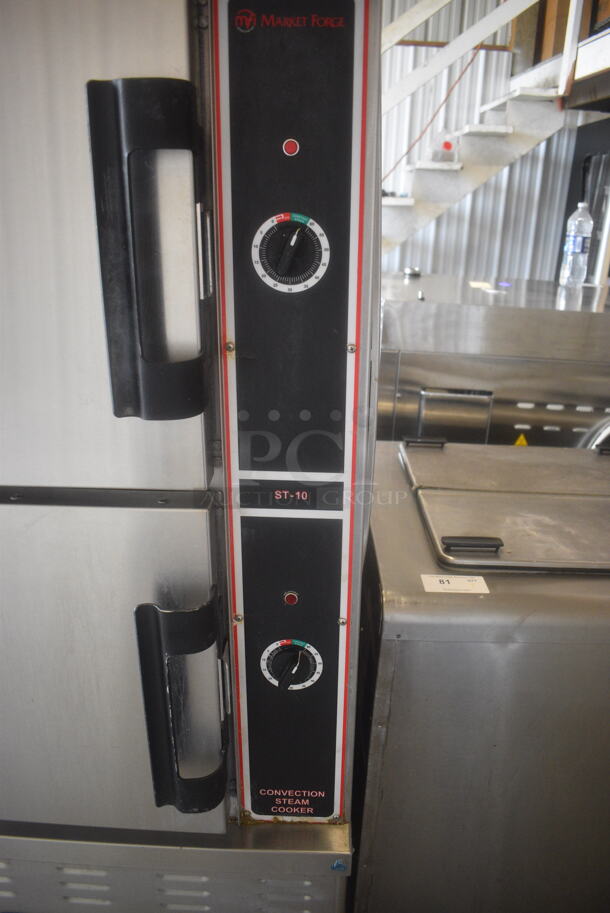 Market Forge 2 Compartment Convection Natural Gas Powered Convection Steam Cooker ST-10 ST10M24G - Image 4 of 12