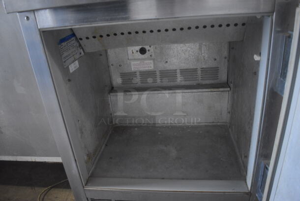 Beverage Air SP27 Sandwich Salad Mega Top Prep Table on Commercial Casters. 115 Volts. Tested and Working! - Image 5 of 8