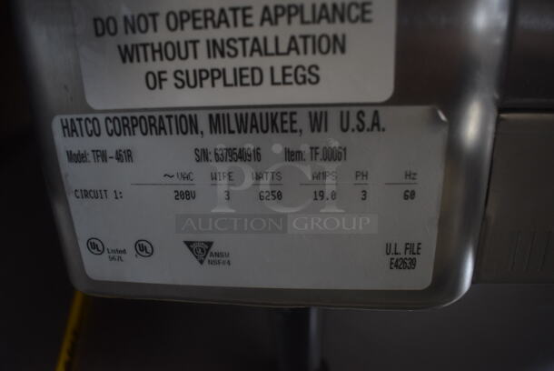 Hatco Thermo Finisher TFW-461R. 208 Volts 3 Phase - Image 6 of 7