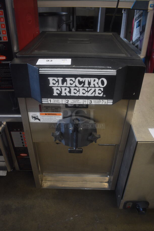 Electro Freeze CS4-242 Compact Single Flavor Air Cooled Yogurt Ice Cream Machine. 115 Volt 1 Phase. 
