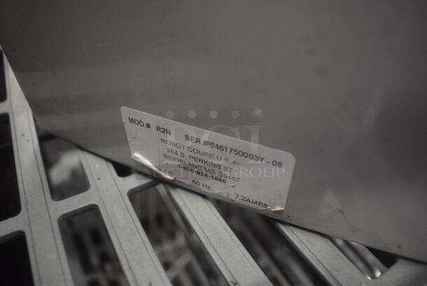 Robot Coupe R2 R2N Countertop Food Processor w/ Bowl and S Blade. 115 Volts. Tested and Does Not Power On - Image 5 of 6