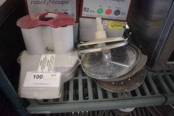 ALL ONE MONEY! 7 Various Parts for Robot Coupe Units. Goes Great With Lots 98 and 99! - Image 1 of 3