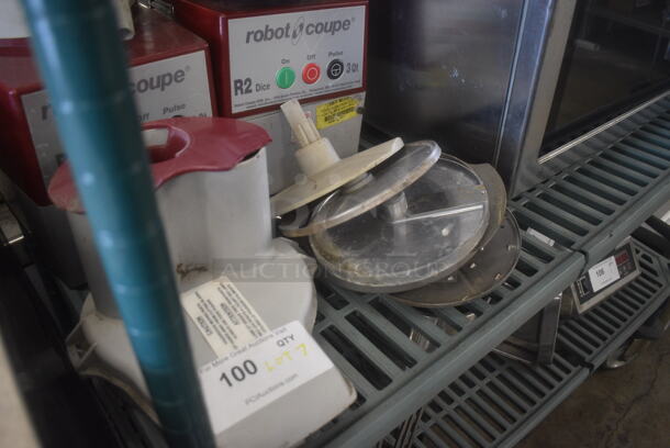 ALL ONE MONEY! 7 Various Parts for Robot Coupe Units. Goes Great With Lots 98 and 99! - Image 2 of 3