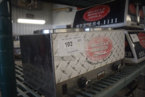 Server Twin FS-4 Dual Topping Warmer. 120 Volts. Tested and Working! - Image 2 of 6