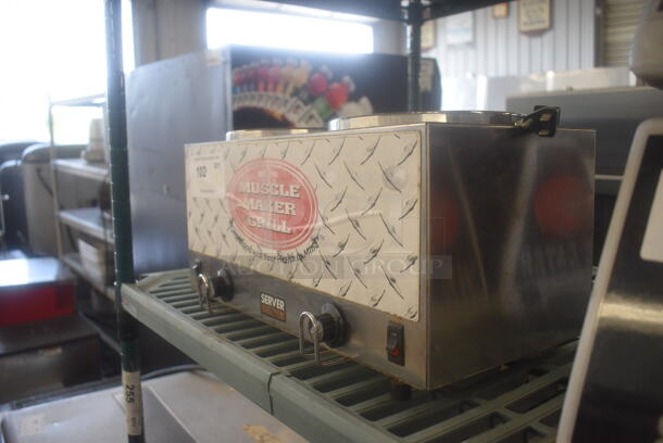 Server Twin FS-4 Dual Topping Warmer. 120 Volts. Tested and Working! - Image 3 of 6