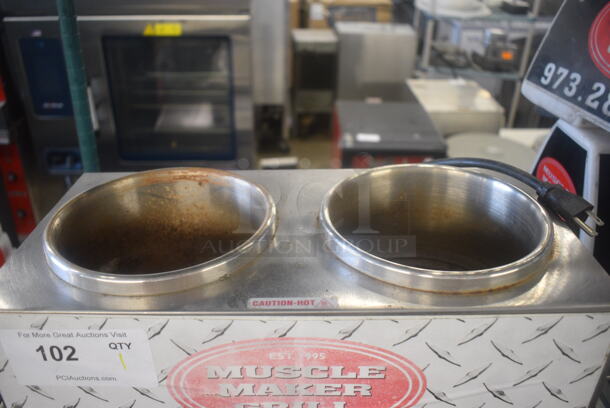 Server Twin FS-4 Dual Topping Warmer. 120 Volts. Tested and Working! - Image 4 of 6