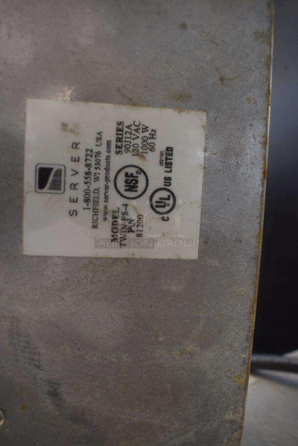 Server Twin FS-4 Dual Topping Warmer. 120 Volts. Tested and Working! - Image 5 of 6